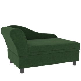 Pet Sofa Bed Couch with Storage, Pet Sofa for Small Dogs, Green (Option: Green)